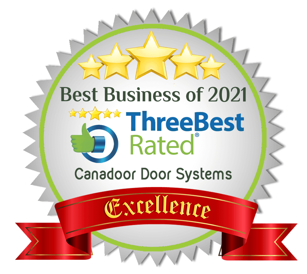 Best Business of 2021 ThreeBest Rated Canadoor Door Systems Ecellence