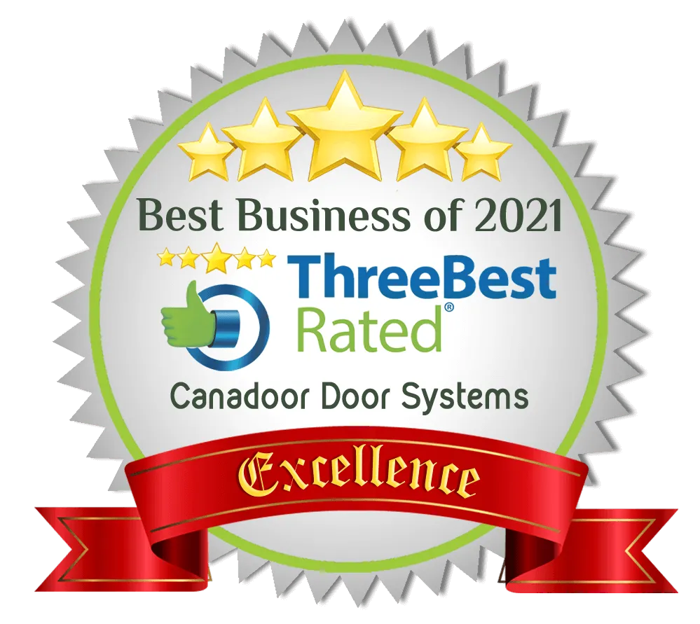 Best Business of 2021 ThreeBest Rated Canadoor Door Systems Ecellence