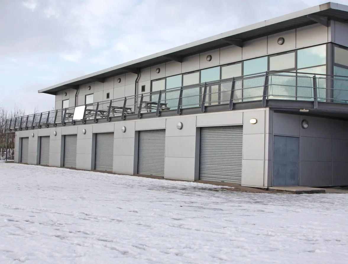 Industrial factory garage doors
