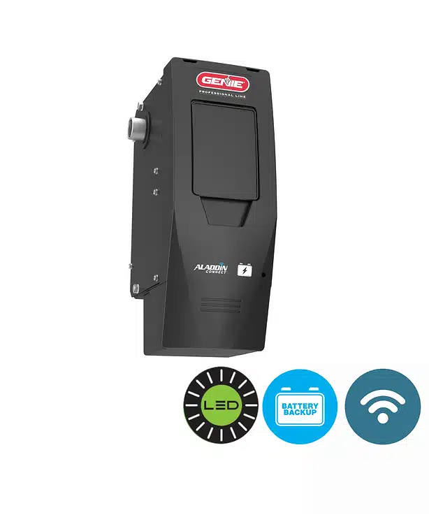 Genie Garage door opener 6170H-B model includes the integrated Aladdin Connect® smart device system