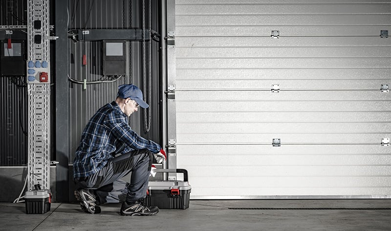 commercial garage door issue