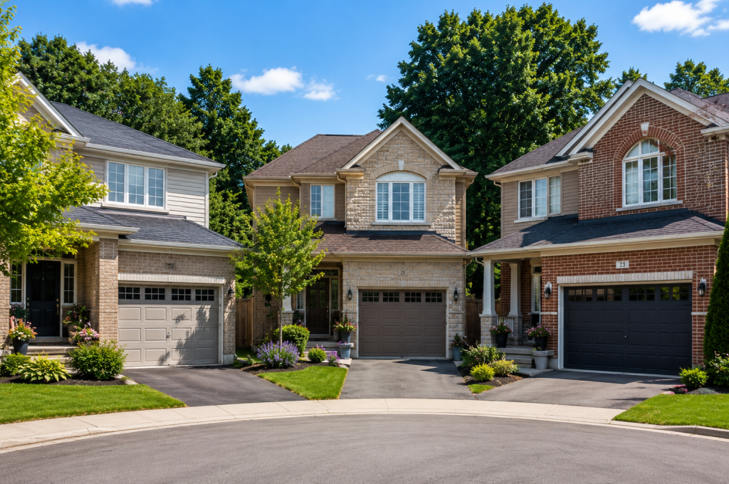 Residential garage door in ontario