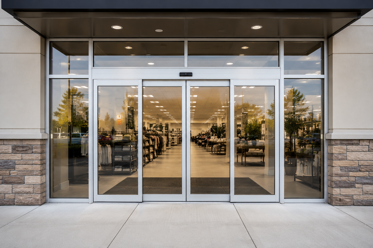 retail automatic door