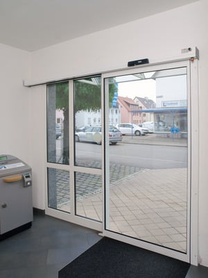 Commercial sliding door